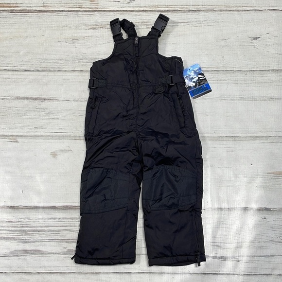 Ixtreme Outfitters Kids Snow Pants Bibs NWT Water Resistant Black Size 12 Months - Picture 2 of 11